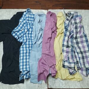 Boys 6 Piece Dress Shirt Bundle